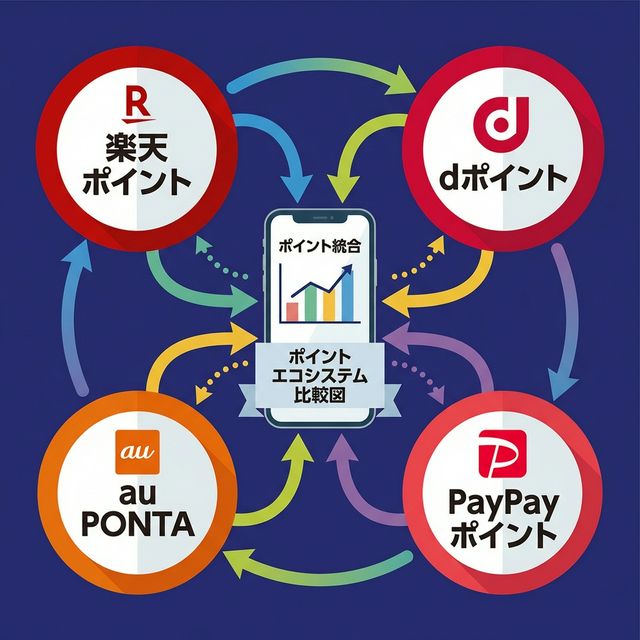 最強のポイント経済圏はどれ？楽天・dポイント・PayPay比較